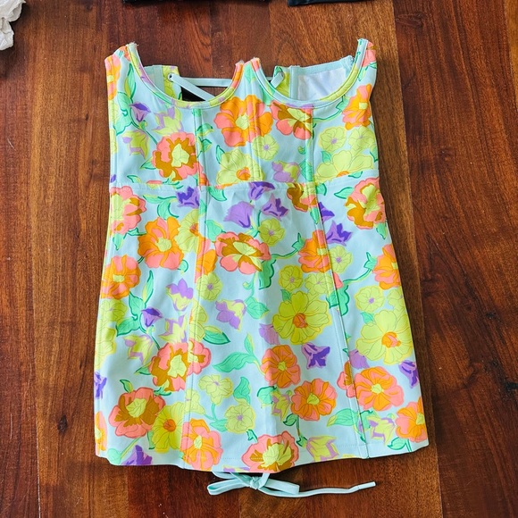 Savage X Fenty Multicolor Free Spirit Floral Cupless Corset - Picture 13 of 13